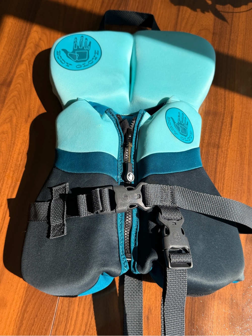 Kids Teal and Navy Life Jacket Vest - Child Safety Floatation